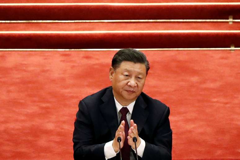 Presidente da China, Xi Jinping, em Pequim
08/09/2020 REUTERS/Carlos Garcia Rawlins