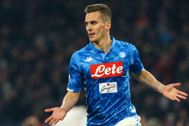 Milik deve deixar o Napoli (Foto: Carlo Hermann / AFP)