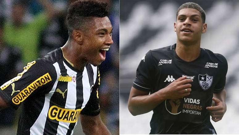 Vitinho e Luís Henrique (Foto: Vítor Silva/Botafogo)