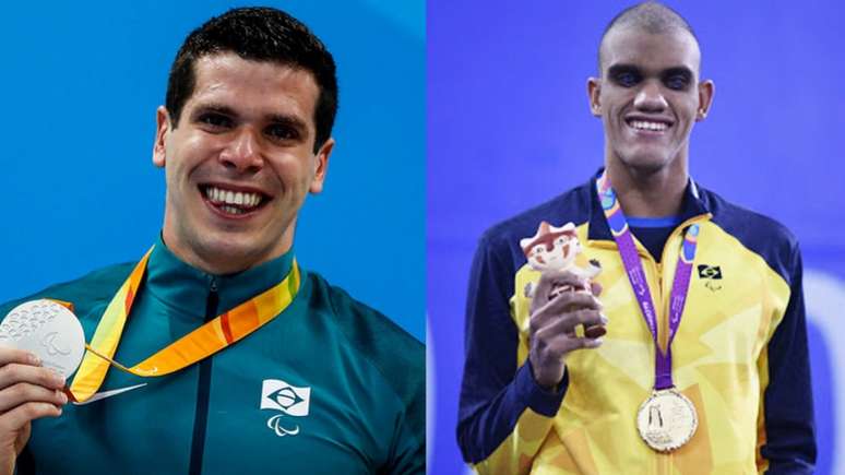 Philipe Rodrigues e Wendell Belarmino (Foto: Washington Alves/MPIX/CPB; Douglas Magno/EXEMPLUS/CPB)