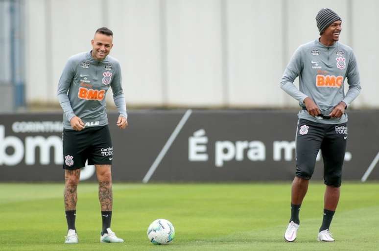 Com Luan e Jô, Corinthians encerrou a preparação para enfrentar o Sport (Foto: Rodrigo Coca/Ag. Corinthians)