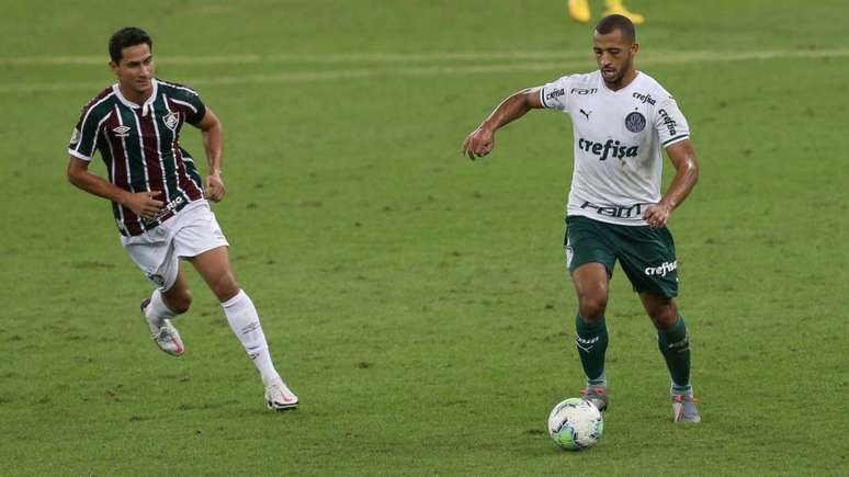 Vitor Hugo fez nove jogos em 2020 com a camisa alviverde (Foto: César Greco/Ag. Palmeiras)