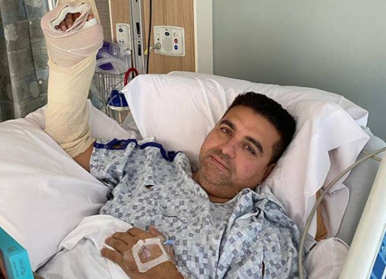 Buddy Valastro em hospital após sofrer acidente