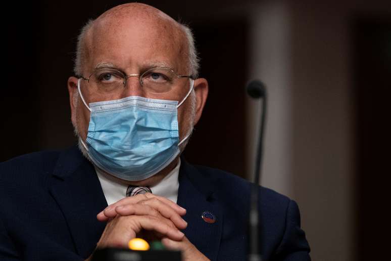 Robert Redfield, diretor do CDC dos EUA
23/09/2020
Alex Edelman/Pool via REUTERS