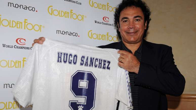 Hugo Sánchez marcou 208 gols com a camisa do Real Madrid (Foto: Divulgação)