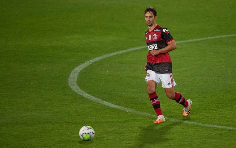 Rodrigo Caio esteve em campo por 90 minutos diante do Barcelona de Guayaquil (Foto: Alexandre Vidal / Flamengo)