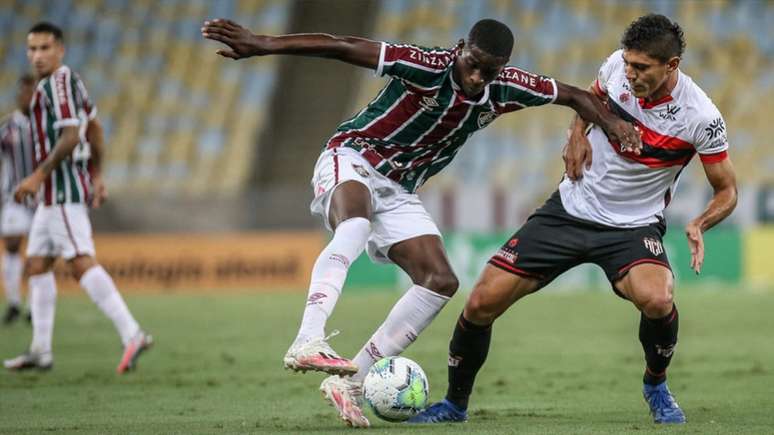 Fluminense e Atlético-GO disputam uma vaga nas oitavas de finais da Copa do Brasil, em Goiânia (Lucas Merçon/Fluminense)