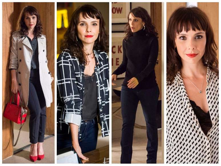 Looks da personagem Irene (Fotos: Estevam Avellar/João Miguel Júnior/Tata Barreto/TV Globo/Divulgação)