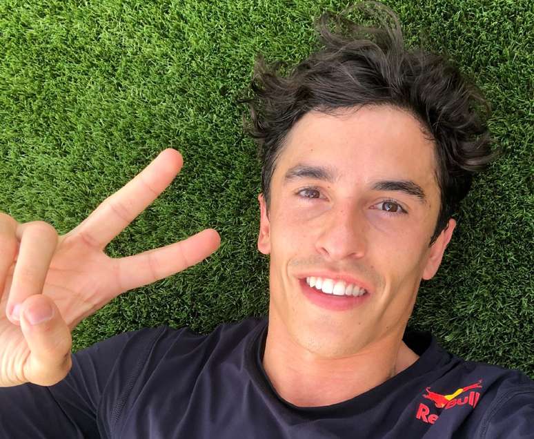 Marc M&aacute;rquez voltou a correr seis semanas ap&oacute;s a cirurgia 