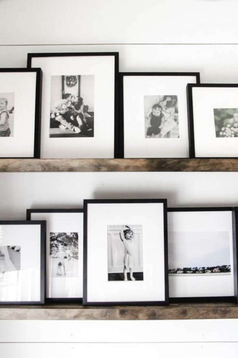 1. Saiba como escolher a moldura para fotos perfeita para a sua decoração – Foto: Pinterest