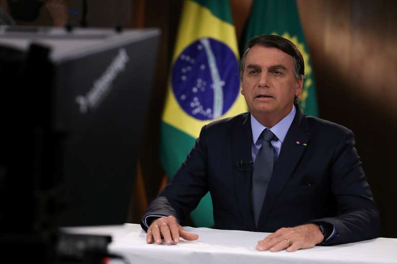 Bolsonaro falando para assembleia da ONU
16/09/2020 Marcos Correa/Presidência da República/Divulgação via REUTERS