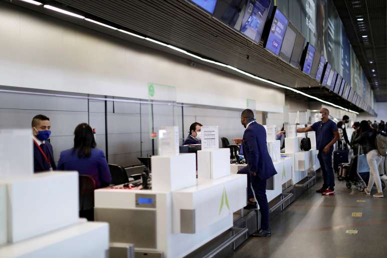 Guich&ecirc;s de atendimento em aeroporto de Bras&iacute;lia
28/05/2020 REUTERS/Ueslei Marcelino