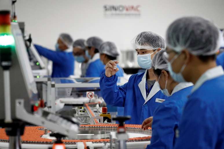 Fábrica de vacinas da Sinovac em Pequim
24/09/2020 REUTERS/Thomas Peter
