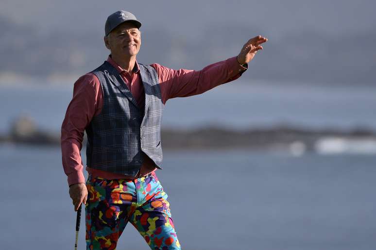  Bill Murray em torneio de golfe  AT&T Pebble Beach Pro-Am  
10/2/2018  Orlando Ramirez-USA TODAY Sports