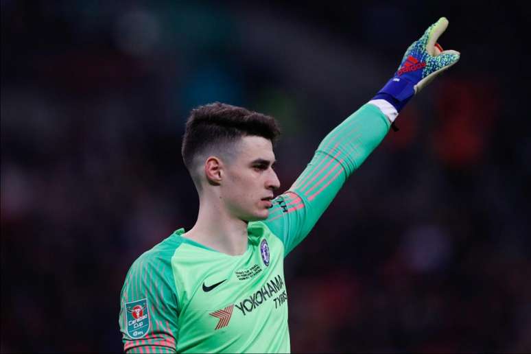 Kepa não teve grandes atuações com o Chelsea (Foto: Adrian Dennis/AFP)