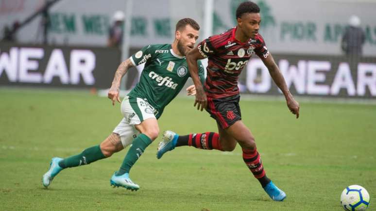 Palmeiras e Flamengo vão jogar no próximo domingo, no Allianz Parque (Foto: Alexandre Vidal / Flamengo)