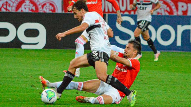 Igor Gomes durante Internacional x São Paulo (Foto: Pablo Nunes/Photo Premium/Lancepress!)