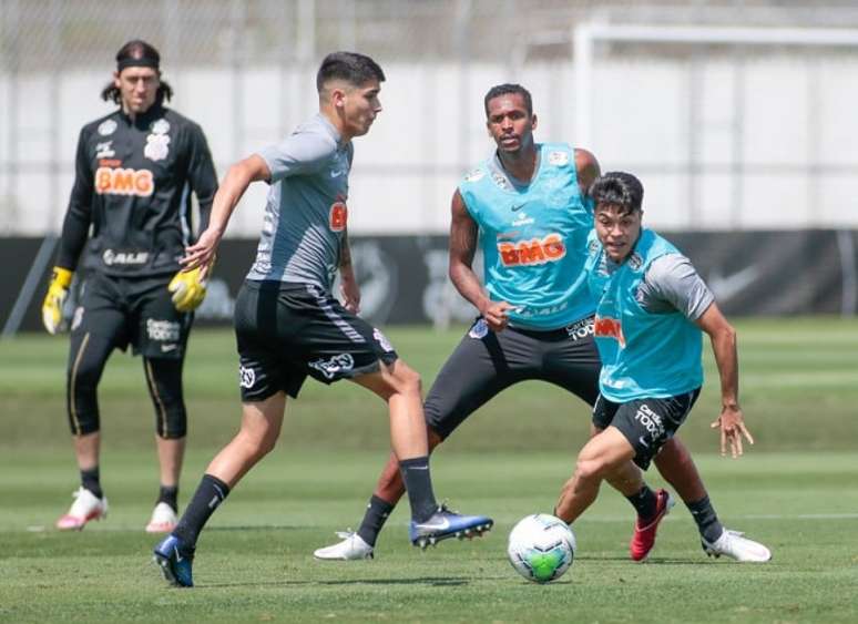 Corinthians treinou nesta manhã (Foto: Rodrigo Coca/Ag. Corinthians)