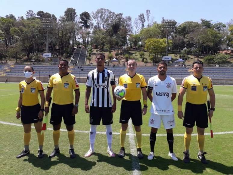 Atlético-MG e Corinthians empataram em 1 a 1, neste domingo pelo BR sub-20 (Foto: Fabricio Almeida/Atlético-MG)