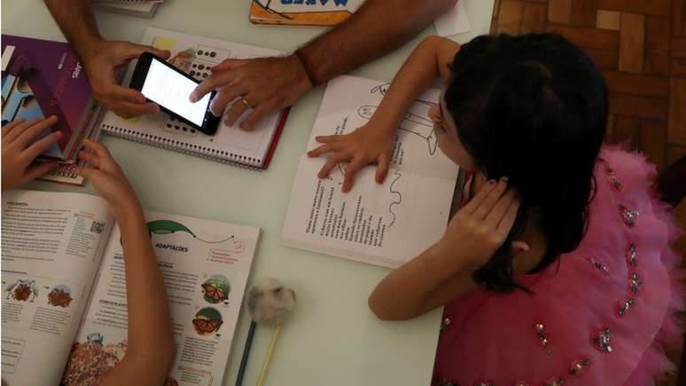 No Brasil, em 2018, apenas 26% dos estudantes estavam em escolas cujos diretores disseram haver banda larga suficiente para suas necessidades. E só 35% estavam em escolas cujos diretores diziam ter, na época, plataforma efetiva para o ensino online