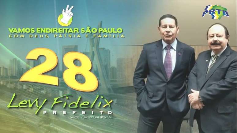 Hamilton Mourão apoia Levy Fidelix em vídeo para campanha à Prefeitura de São Paulo