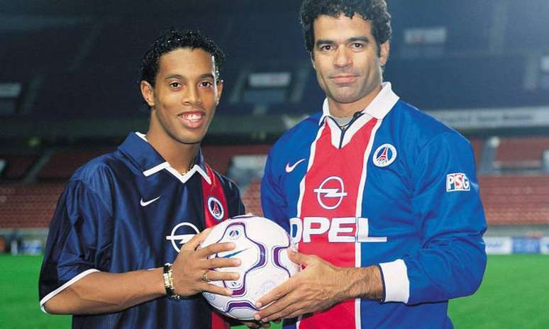 Raí superou Ronaldinho Gaúcho e foi eleito o melhor jogador do PSG