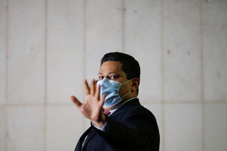 Alcolumbre, no Congresso
 21/7/2020 REUTERS/Adriano Machado