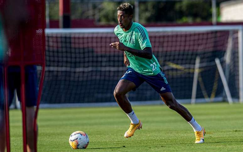 Bruno Henrique é um dos "reforços" do Flamengo diante do Del Valle, nesta quarta (Foto: Marcelo Cortes / Flamengo