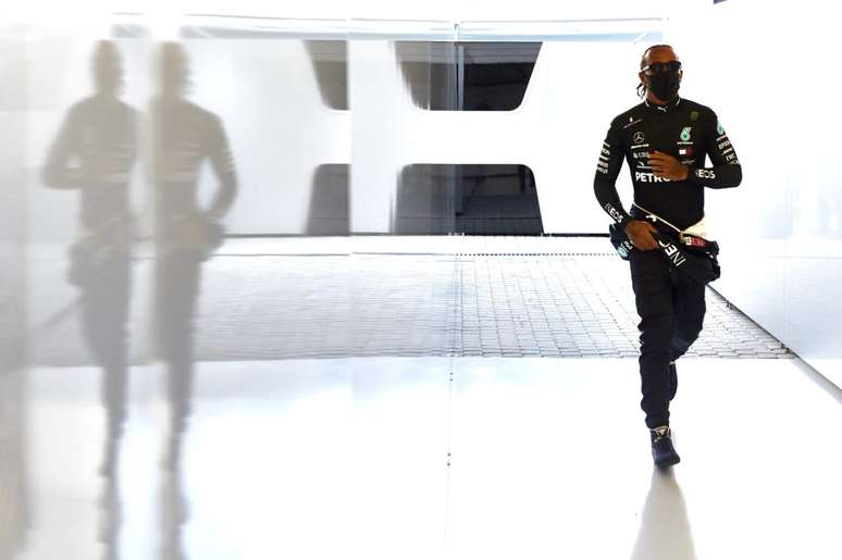 Lewis Hamilton no GP da Rússia deste domingo 