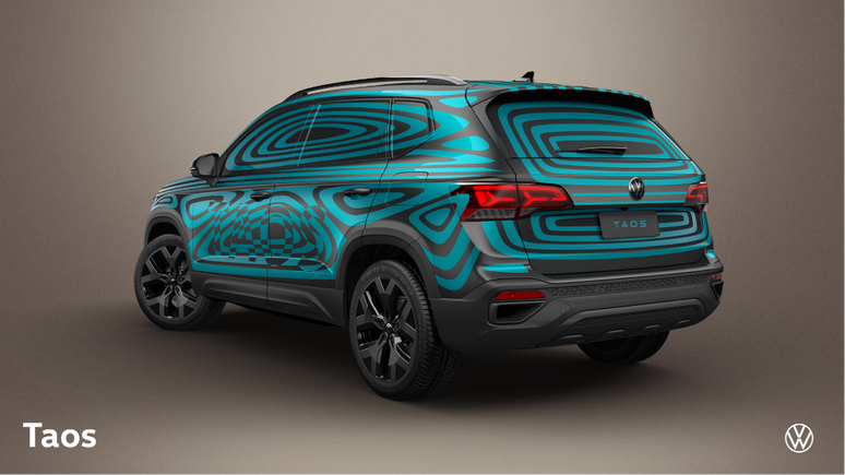 Apesar de camuflado, Volkswagen Taos revela todas as linhas principais do design.