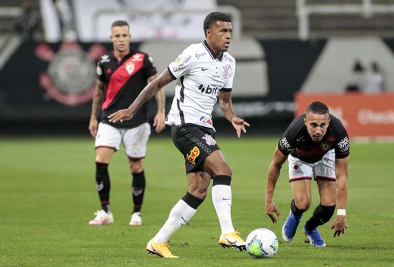 Léo Natel se destacou pelo Corinthians nesta quarta-feira contra o Dragão (Foto: Rodrigo Coca/Agência Corinthians)
