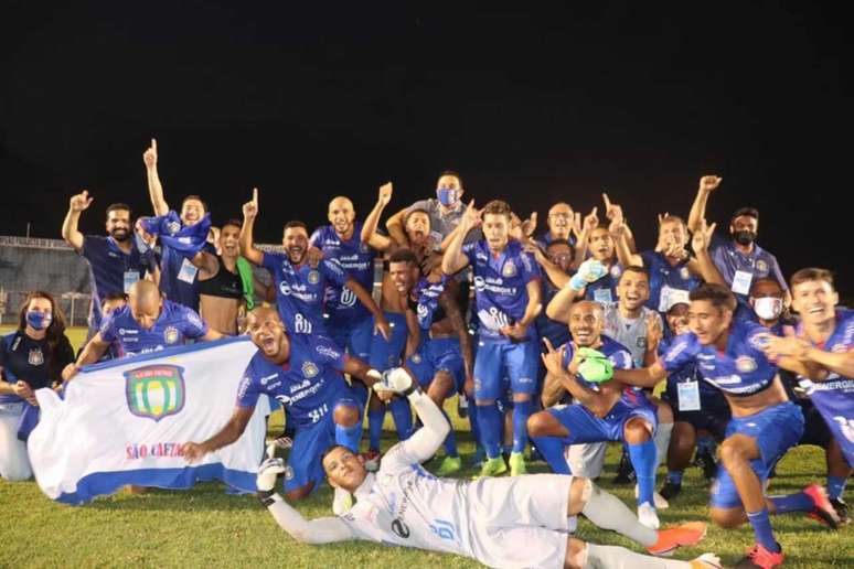 São Caetano deve poupar jogadores na Série D para entrar completo no primeiro jogo da final (Foto: Leonardo Lima)