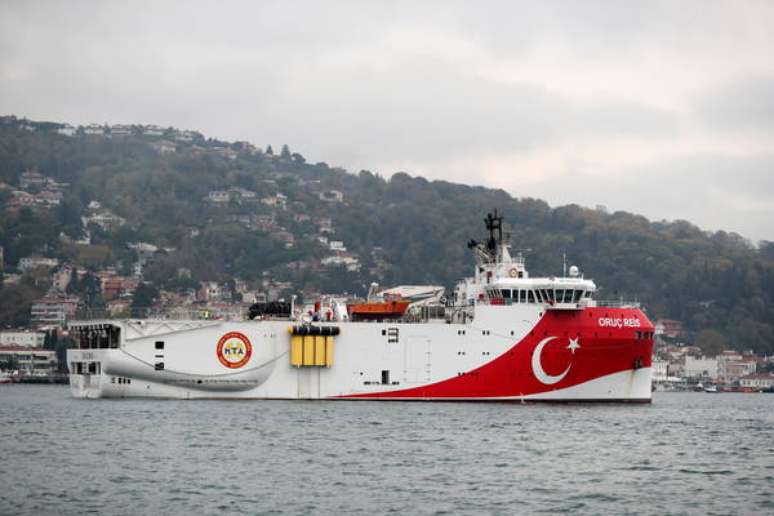 Turquia irritou gregos ao enviar navio de exploração em águas territoriais do país no Mediterrâneo