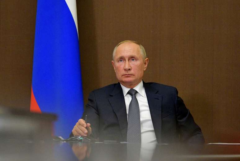 Presidente da Rússia, Vladimir Putin, em Sochi
28/09/2020 Sputnik/Alexei Druzhinin/Kremlin via REUTERS