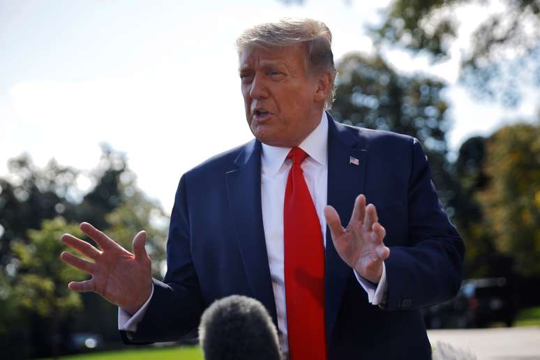 Presidente dos EUA, Donald Trump, na Casa Branca
30/09/2020 REUTERS/Carlos Barria