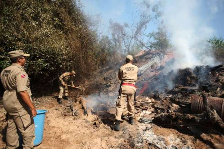 Incêndio em Alter do Chão em Santarém (PA), na região da Amazônia