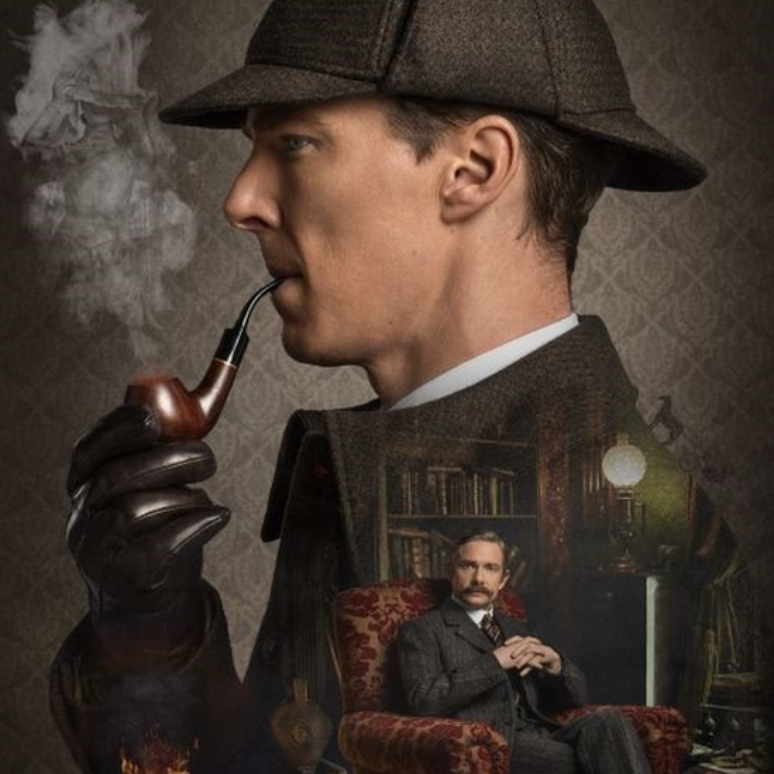Em um episódio do seriado 'Sherlock', o personagem 'passeia' por áreas de sua memória, algo parecido com o método de loci