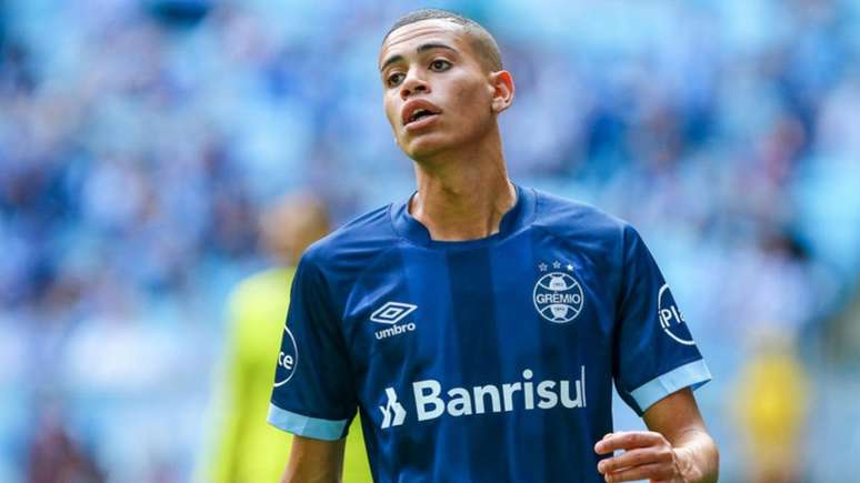 Patrick é visto como uma promessa, mas ainda não se confirmou (Lucas Uebel/Grêmio)