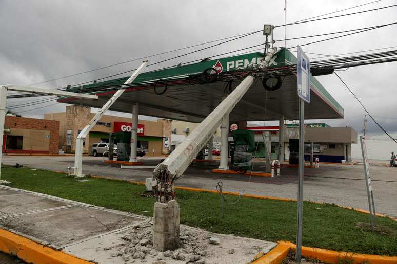 Furac&atilde;o Delta provoca estragos em Canc&uacute;n
07/10/2020
REUTERS/Henry Romero
