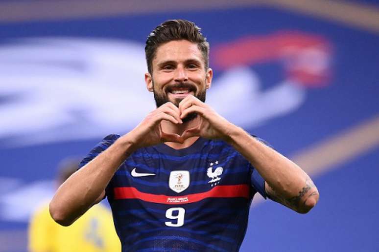 Olivier Giroud (Divulgação/Twitter da Federação Francesa de Futebol)