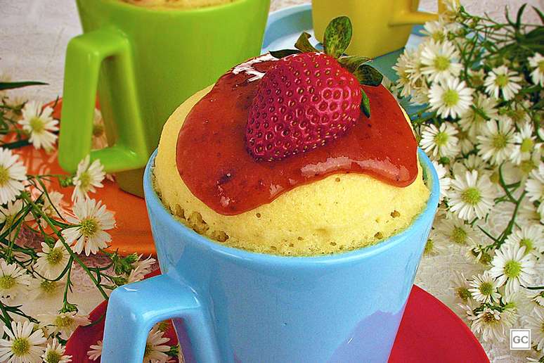 Guia da Cozinha - Receitas de bolo de caneca no micro-ondas