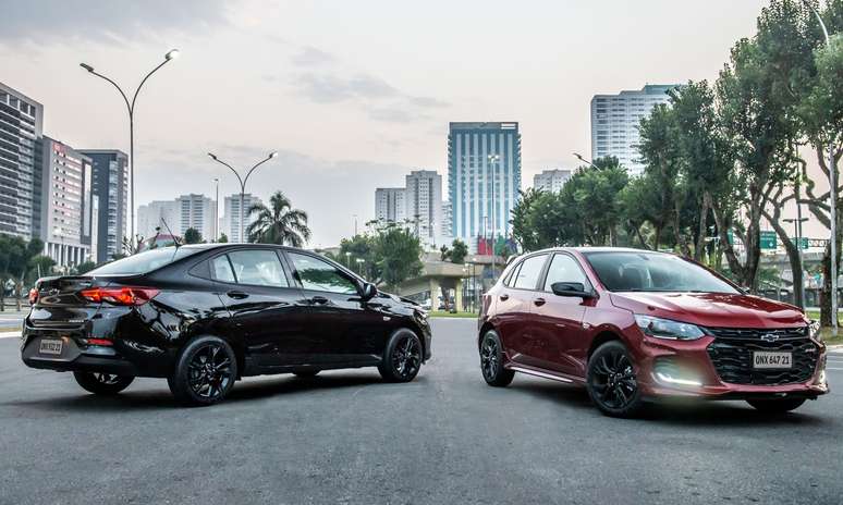 Onix Plus Midnight e Onix RS Turbo: Chevrolet agrega valor à família com séries especiais.