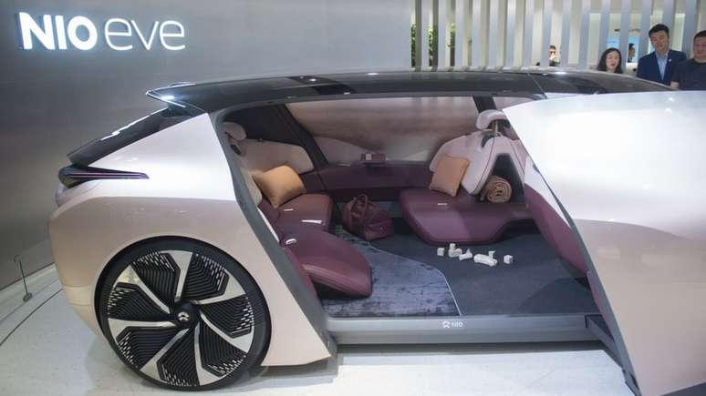 O prot&oacute;tipo mais futurista da NIO &eacute; chamado EVE