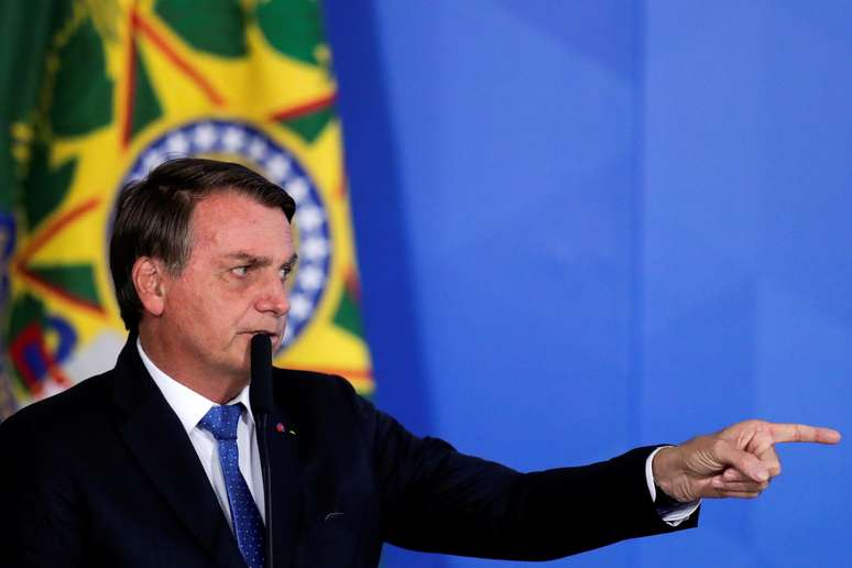 Presidente Jair Bolsonaro no Palácio do Planalto 
07/10/2020
REUTERS/Ueslei Marcelino