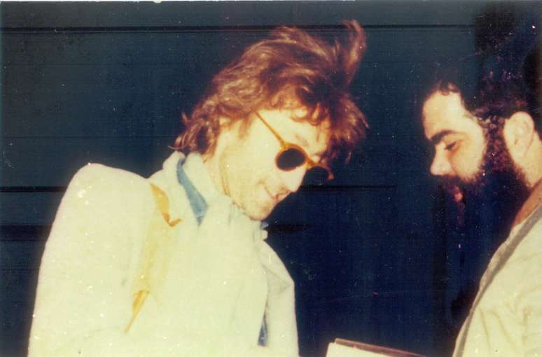 John Lennon e Marco Antônio Mallagoli se encontraram no aniversário de 40 anos de John Lennon
