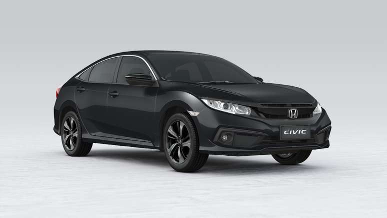 Honda Civic Sport 2021: única versão que não tem preço definido, pois chega em janeiro.