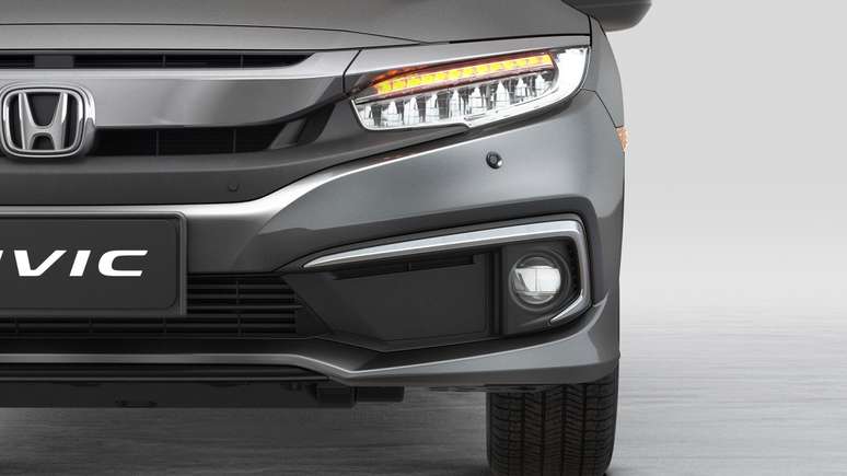 Novo farol Honda Civic EXL 2021.
