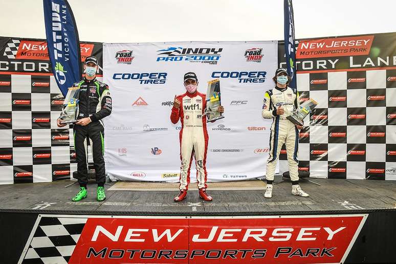 Devlin DeFrancesco venceu a corrida 1 em Nova Jersey 