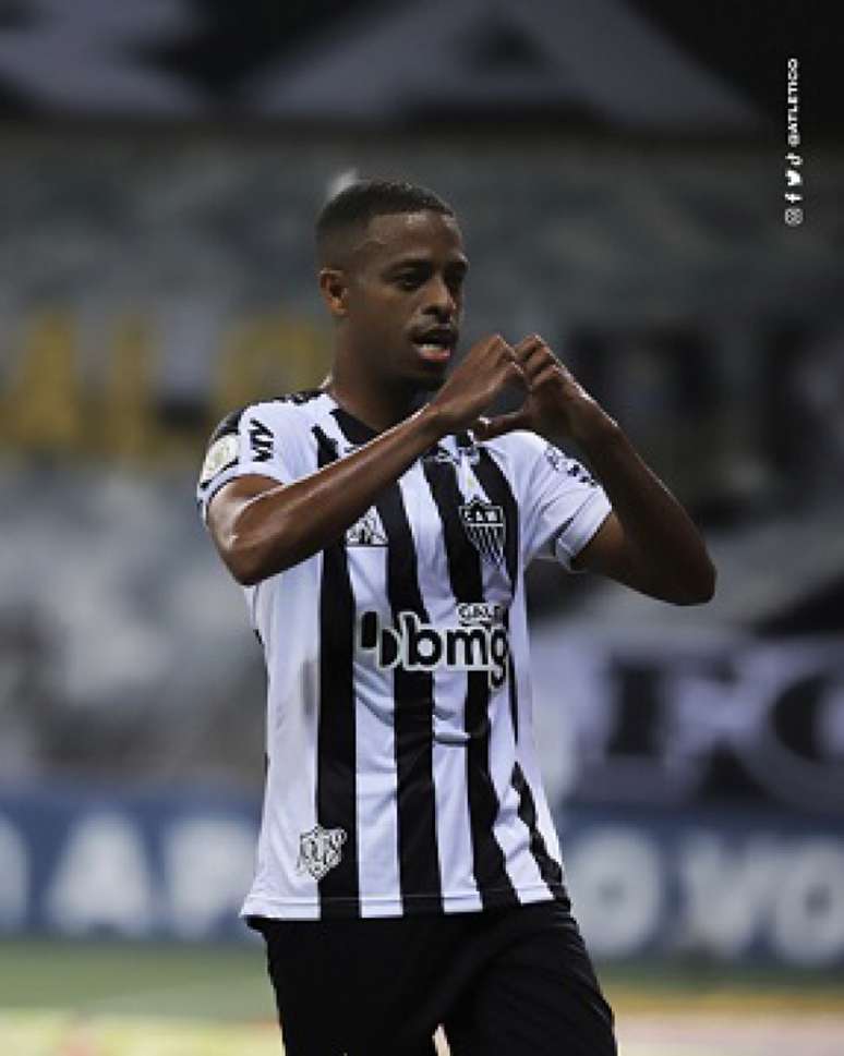 Keno marcou um gol e ainda deu duas assistências no duelo contra o Goiás-(Bruno Cantini/Agência Galo)