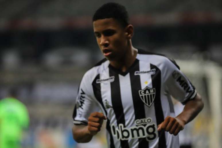 Savinho fez sua estreia como titular do Galo aos 16 anos e fez bom jogo-(Bruno Cantini/Agência Galo)